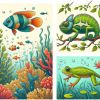 Fish, reptiles and amphibians