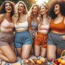 Women's shorts in large sizes