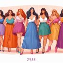 Women's skirts in large sizes