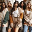 Women's cardigans in large sizes