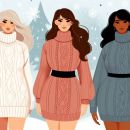 Women's knitwear in large sizes