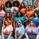 Women's T-shirts in plus sizes