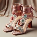 Women's heeled sandals