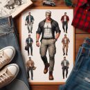 Men's pants in large sizes
