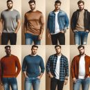 Men's tops in large sizes