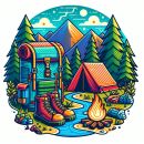 Camping and hiking