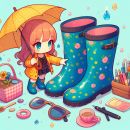 Rain boots for women