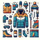 Men's winter sports clothing