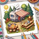 Picnic and camping kitchen