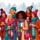Women's scarves and shawls
