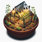 Greenhouses and grow lights