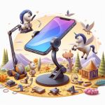 Stands and holders for smartphones