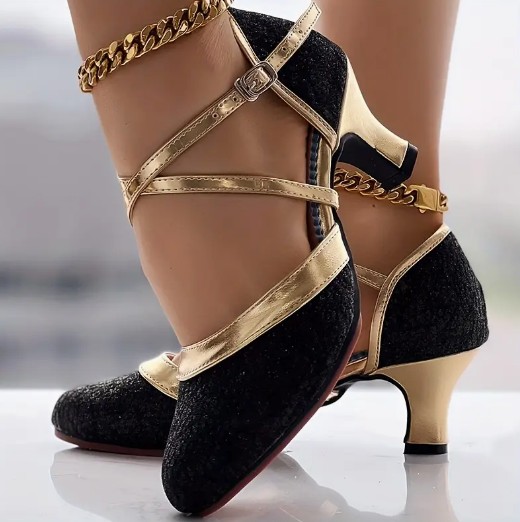 Zapatos de baile latino D'Orsay