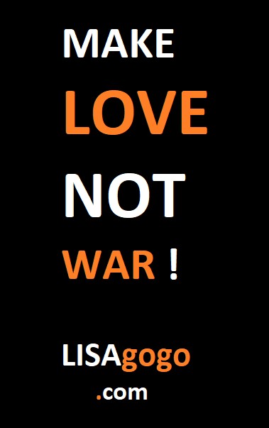 Make love, not war! Peace